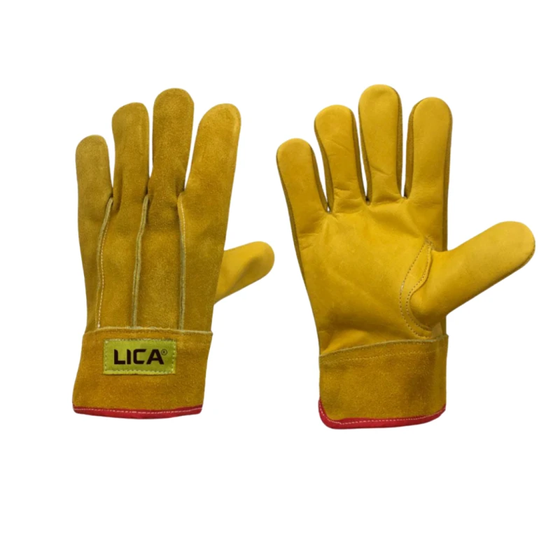 GUANTE TIPO ELECTRICISTA CON PUÑO DE CARNAZA