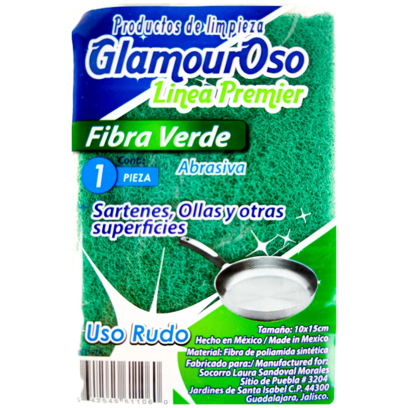FIBRA GLAMOUROSO VERDE CHICA
